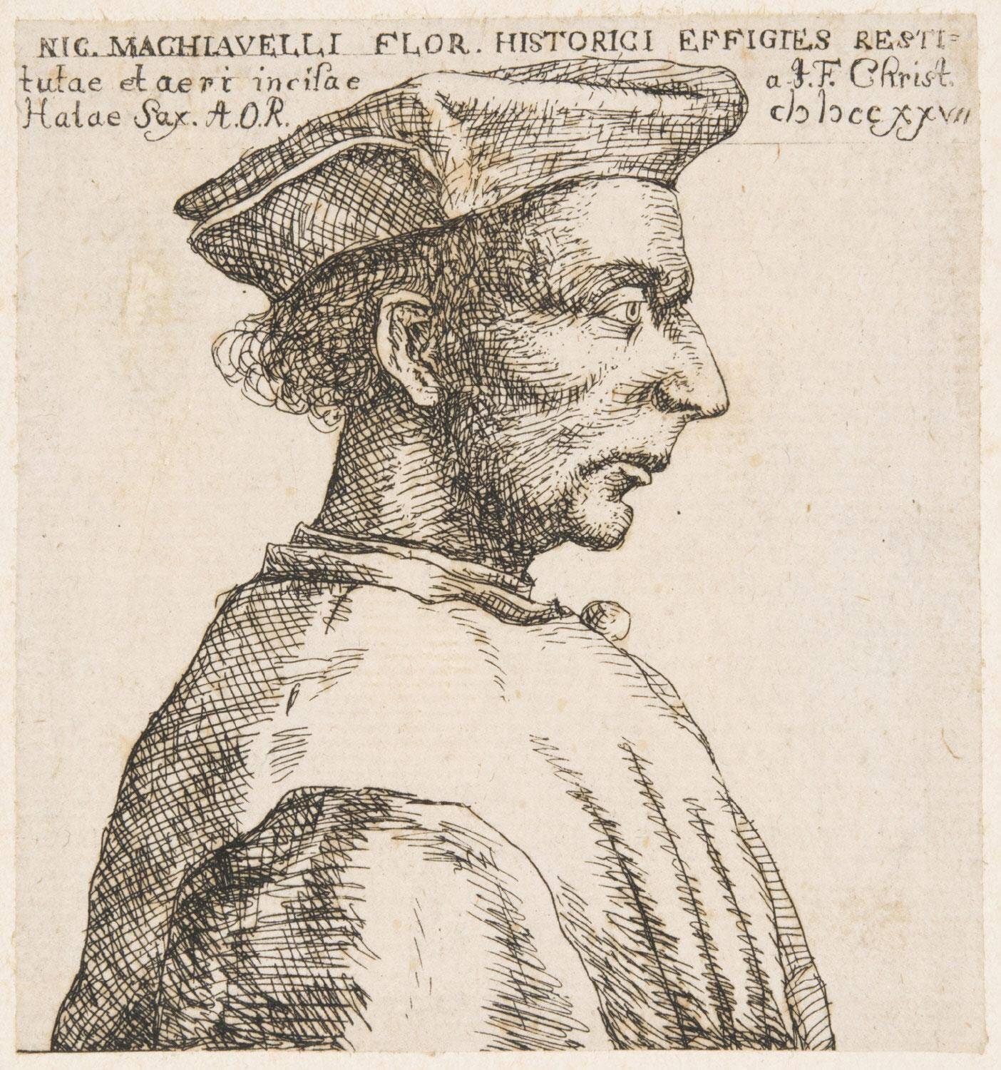 Illustration of Machiavelli