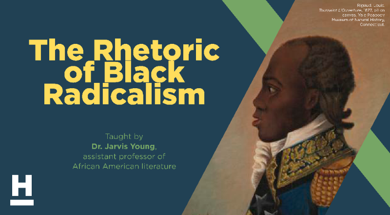 The Rhetoric of Black Radicalism course graphic