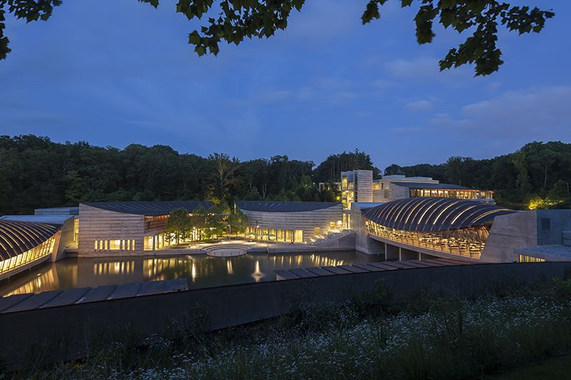 Museum at dusk